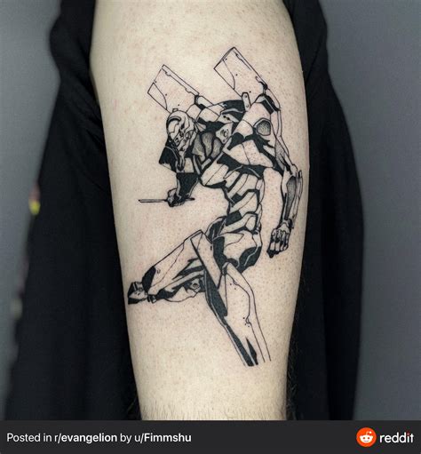 neon genesis evangelion tattoo|evangelion tattoo designs.